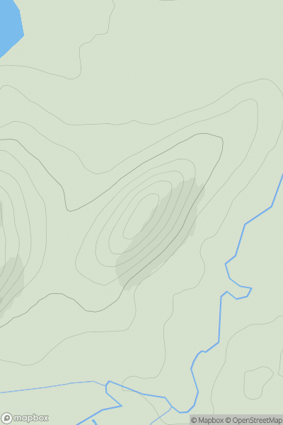 Thumbnail image for An Torr [Glen Albyn and the Monadh Liath] showing contour plot for surrounding peak